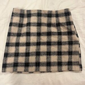 Plaid Mini Skirt